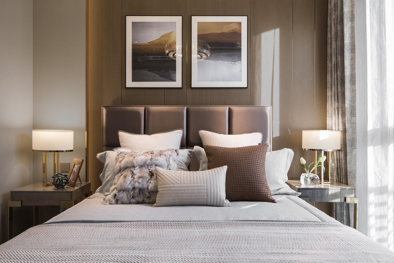 欧式轻奢风格室内设计家装案例-客卧 欧式轻奢风格室内设计家装案例-客卧