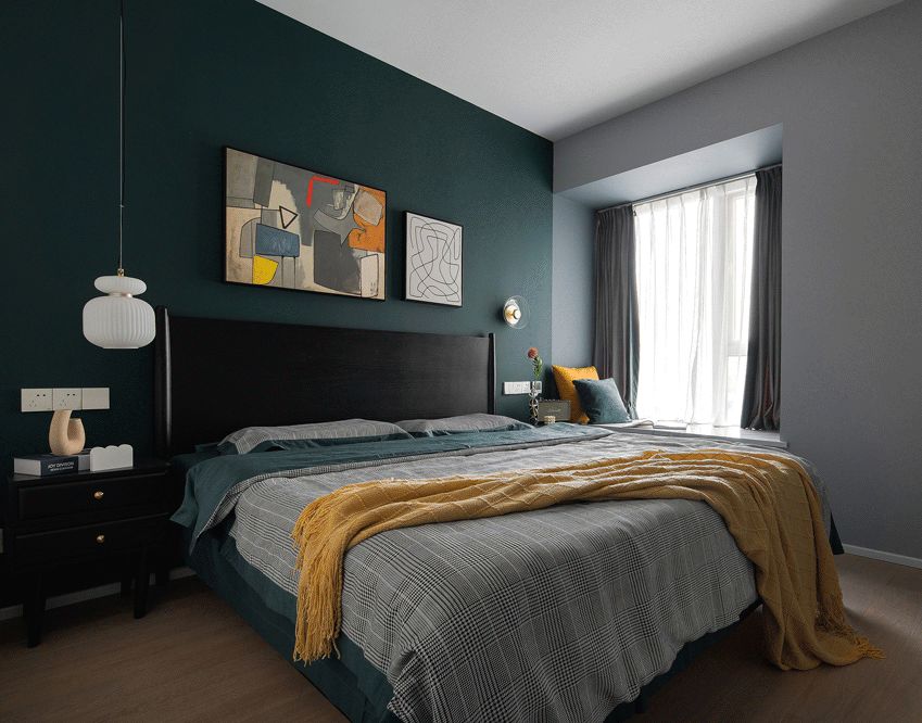 装修案例前卫轻奢风格室内装修效果图-卧室 装修案例前卫轻奢风格室内装修效果图-卧室