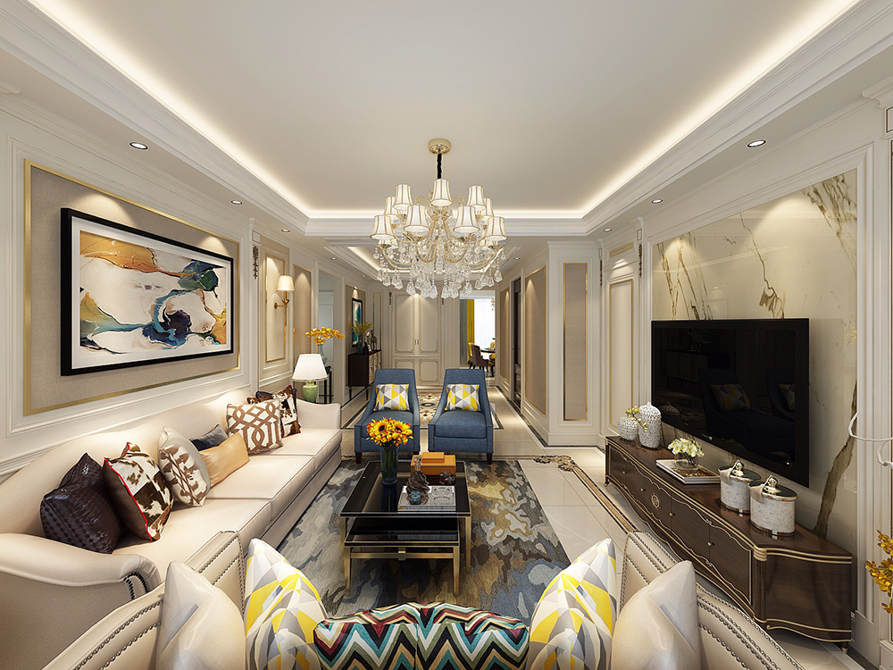 装修公司欧式风格室内装修效果图-客厅 装修公司欧式风格室内装修效果图-客厅