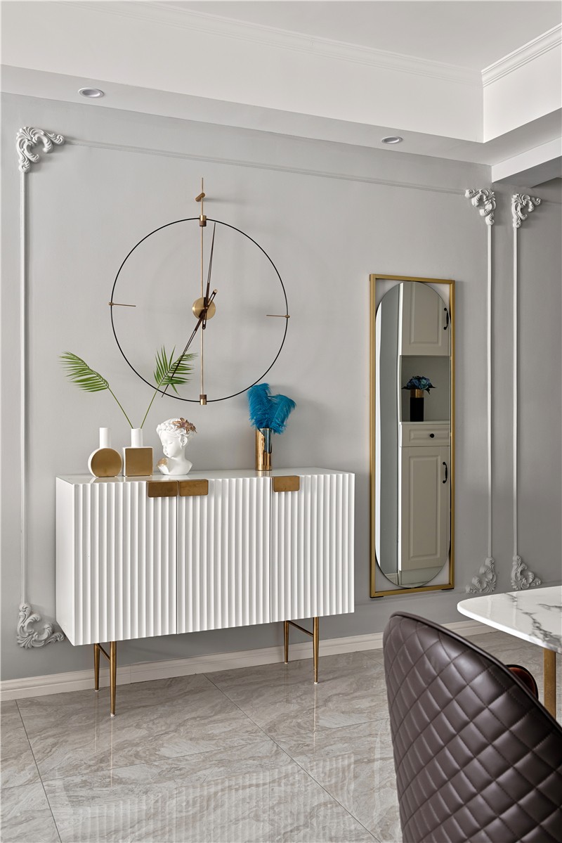 轻奢混搭风格家装设计室内装修效果图-玄关 轻奢混搭风格家装设计室内装修效果图-玄关