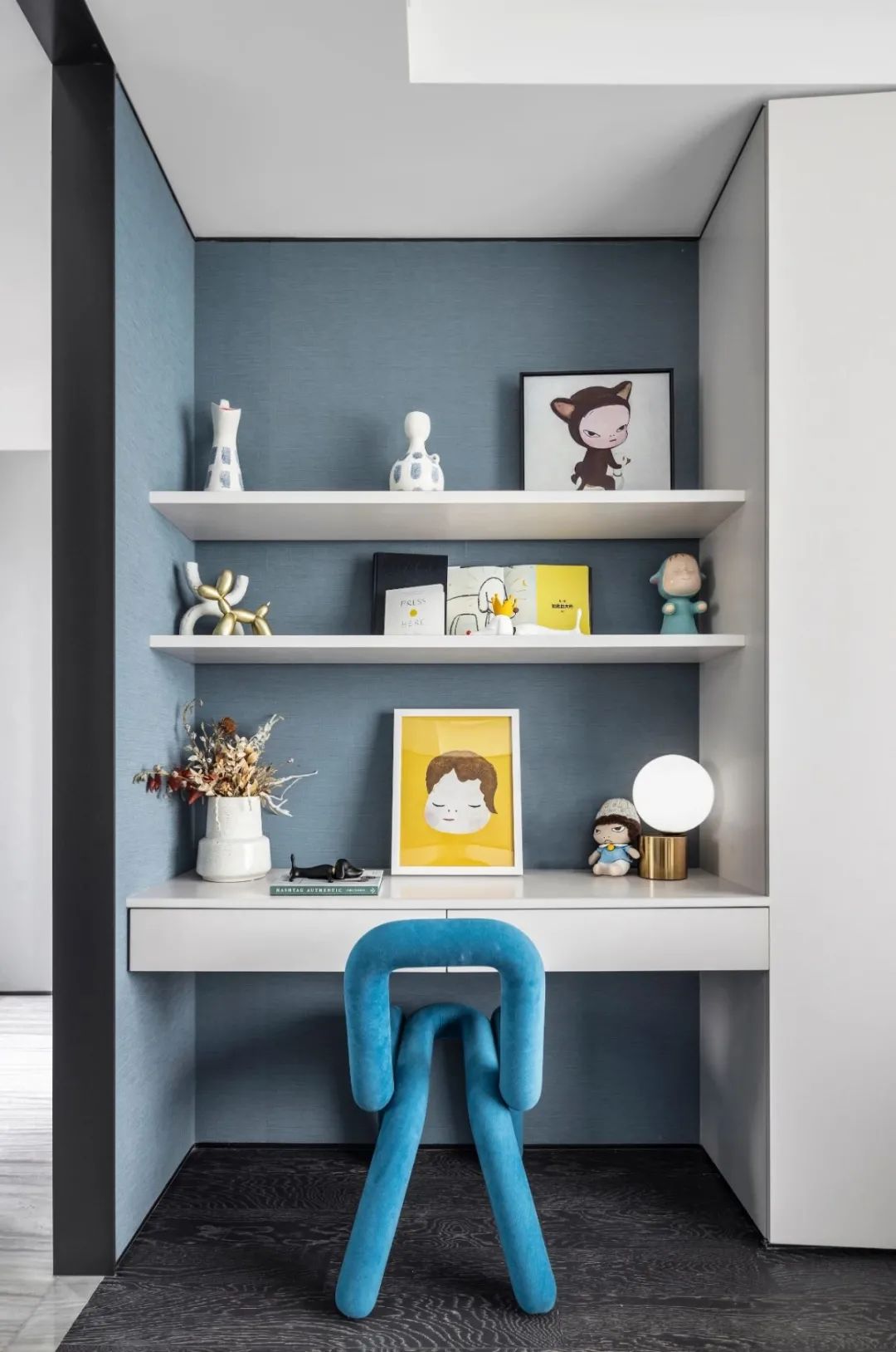 现代轻奢风格室内设计家装案例-书桌 现代轻奢风格室内设计家装案例-书桌